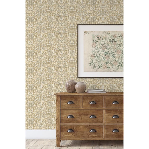 Bondi Batik Harvest Tropical Palm Vinyl Peel and Stick Wallpaper Roll ( Covers 30.75 sq. ft. )