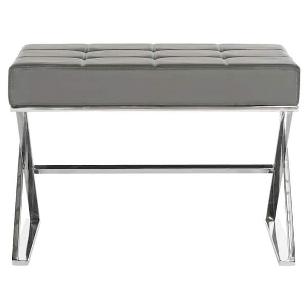 SAFAVIEH Micha Gray Ottoman