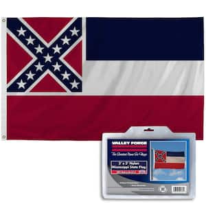 3 ft. x 5 ft. Nylon Mississippi State Flag
