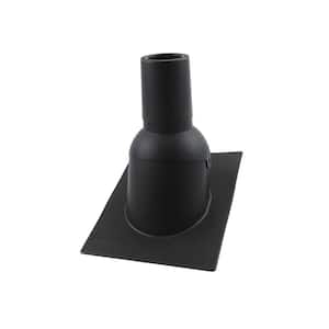 Pipe Boot for 3 in. I.D. Vent Pipe Black Color New Construction/Reroof