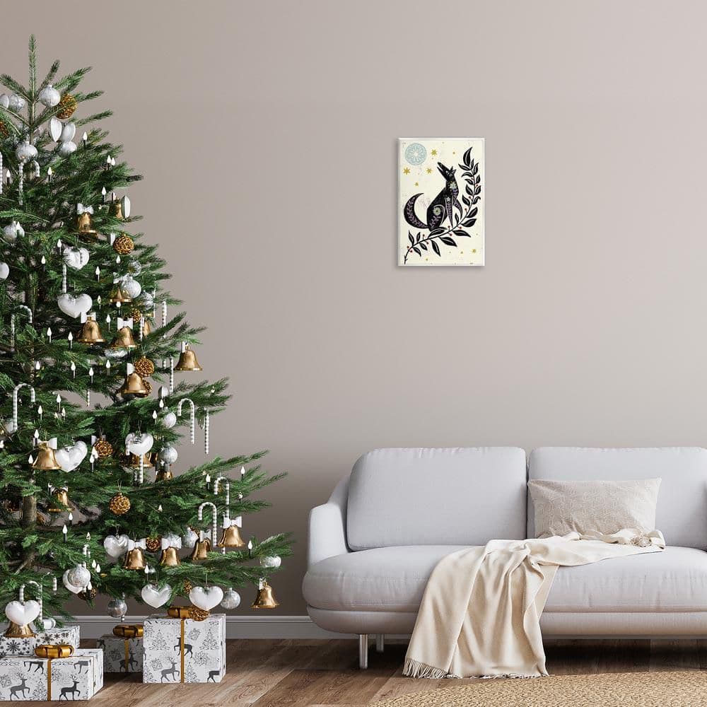 Howling Winter Wolf by Hannah Moren Unframed Animal Graphic Art Print 19 in. x 13 in. price history on PriceWatchPro
