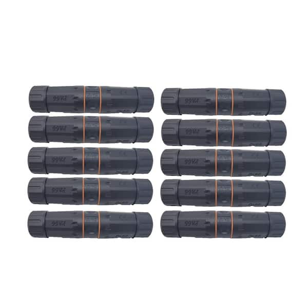 Cat 6A (UTP/STP) Waterproof RJ45 Shielded Coupler (10-Pack)