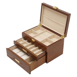 UBERSWEET® 1Pc Wooden Storage Box Jewelry Storage Case Delicate Bracelet  Storage Container for Home