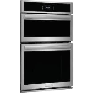 Gallery 27 in. Electric Built-In Wall Oven and Microwave Combination w/ Total Convection in Smudge-Proof Stainless Steel