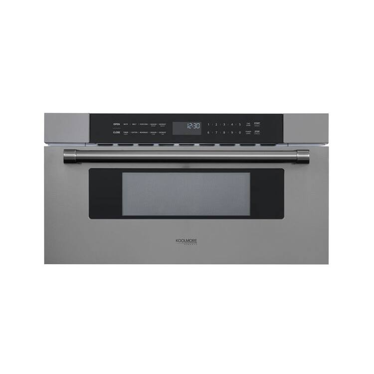 Koolmore 30 in. Black Stainless-Steel Microwave Drawer, 1.2 cu. ft. Capacity