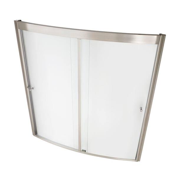 Ovation 60 in. Standard Fit Right Drain Bathtub Kit with Sliding Tub/Shower Door and Tub/Shower Wall in Artic White Ovation 60 in. Standard Fit Right Drain Bathtub Kit with Sliding Tub/Shower Door and Tub/Shower Wall in Artic White
