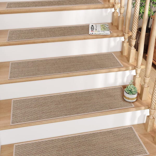 8 in. x 30 in. Chenille Stair Tread Cover (Set of 15)
