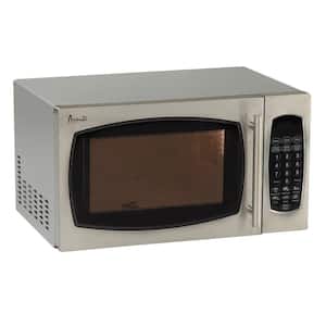 0.9 cu. ft. 900-Watt Countertop Microwave in Stainless Steel