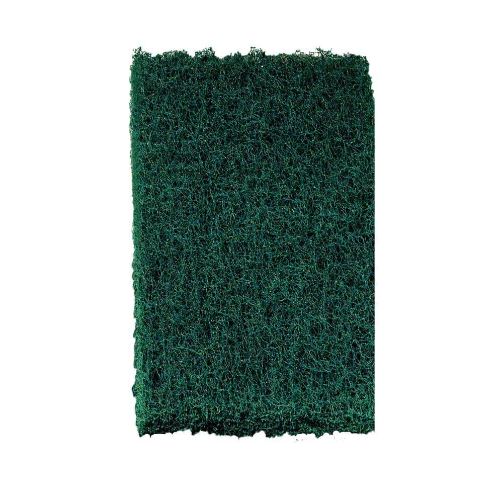Heavy Duty Large Green Scouring Pads, 8-Pack