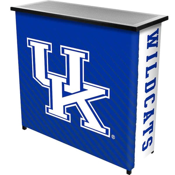 Trademark Global University of Kentucky Text 2-Shelf Black Bar with Case