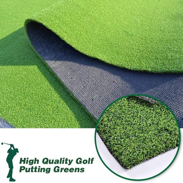 Lita Golf Putting Green 10 ft. W x Cut to Length Green Artificial Grass Turf