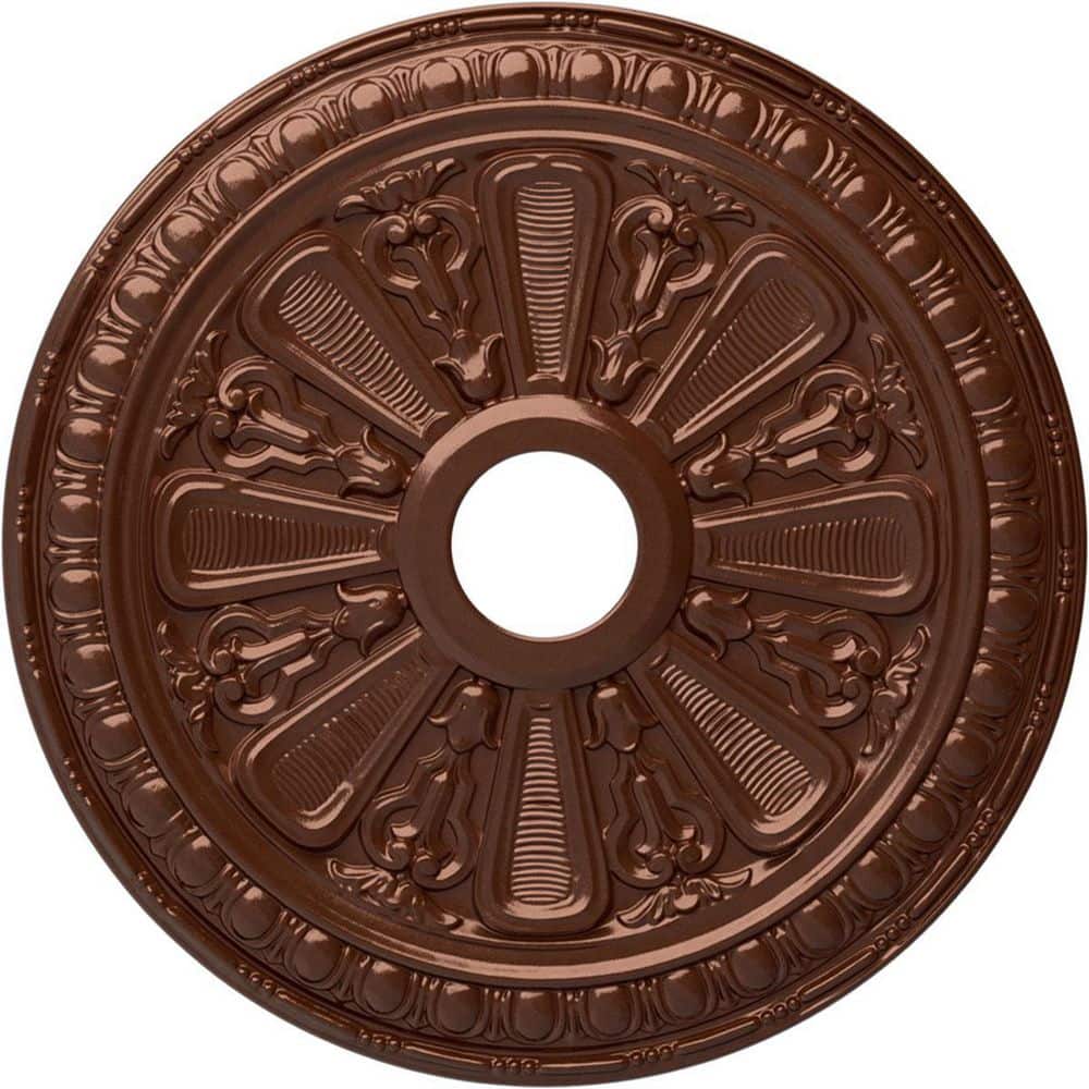 1 in. x 23-1/2 in. x 23-1/2 in. Polyurethane Bristol Ceiling Medallion, Copper Penny price history on PriceWatchPro