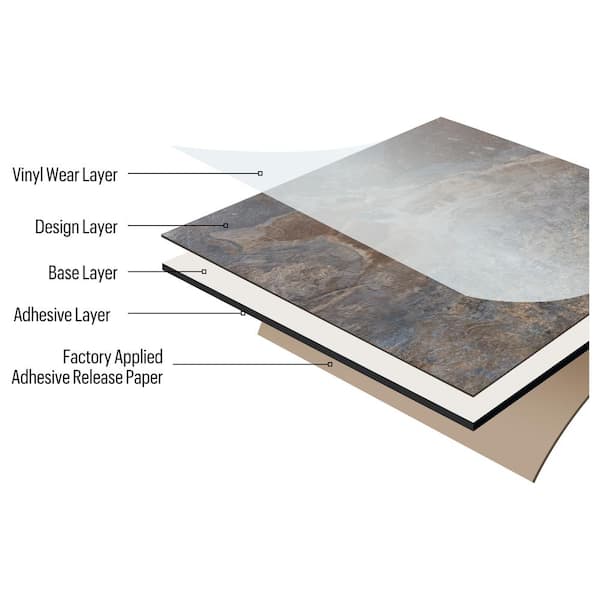 Trafficmaster 26293 Peel N' Stick Tile 12