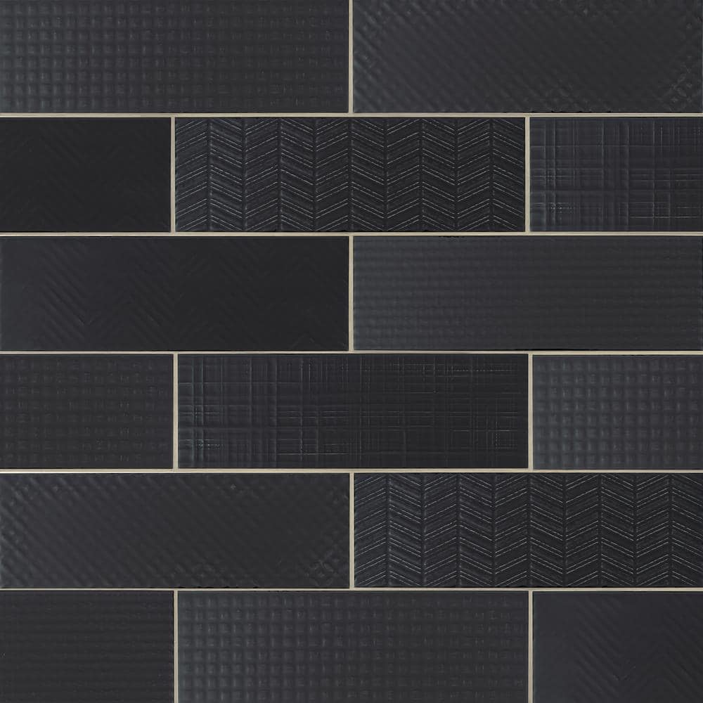 Citylights Ink 3D 4 in. x 12 in. Glossy Ceramic Wall Subway Wall Tile (9.69 sq. ft./Case) price history on PriceWatchPro