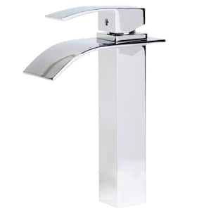 WaterSaver Eclipse Single Hole Single-Handle Bathroom Faucet in Chrome