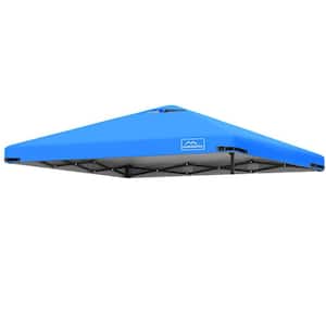 Light Blue 10 ft. x 10 ft. Pop Up Canopy Tent Top Replacement Cover Roof, Patio Sunshade with Air Vent (Top Only)
