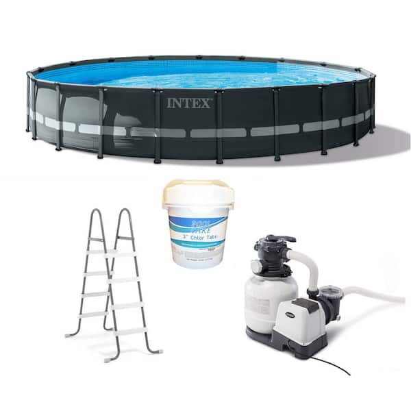 Intex 20 ft. x 48 in. Ultra XTR Frame Above Ground Pool Set with 3 in. Chlorine Tablets