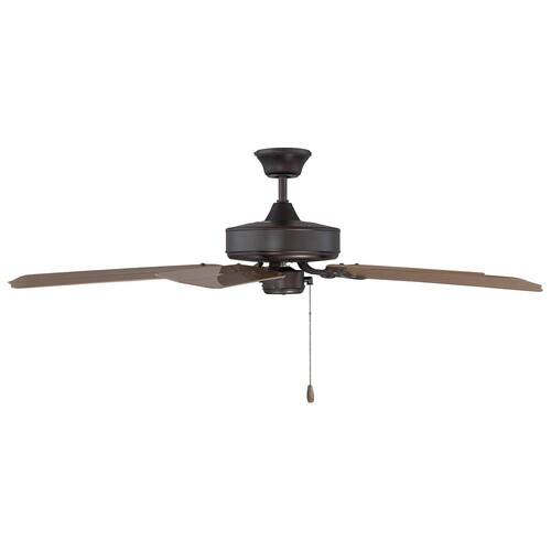 Nomad 52 in. Indoor/Outdoor English Bronze Ceiling Fan with Reversible Motor Savoy House Ceiling Fans Without Lights
