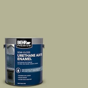 1 gal. #PPU9-20 Dill Seed Urethane Alkyd Semi-Gloss Enamel Interior/Exterior Paint