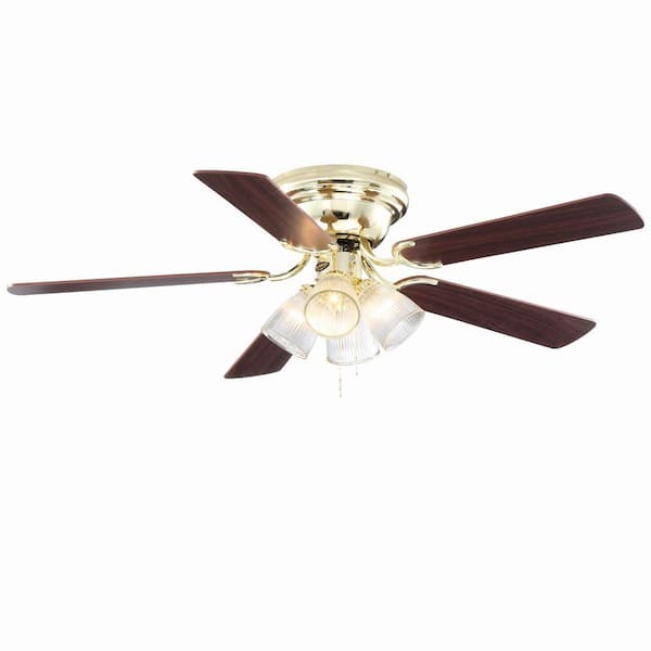 Westinghouse Contempra IV 52 in. Polished Brass Ceiling Fan