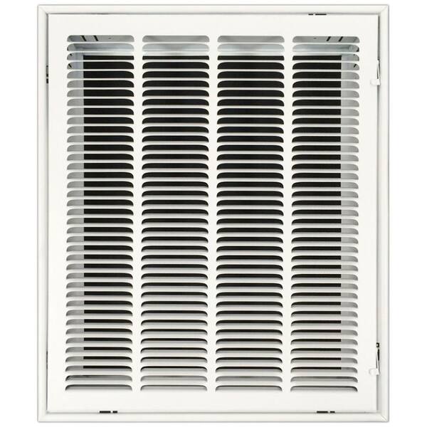 SPEEDI-GRILLE 16 in. x 20 in. Return Air Vent Filter Grille with Fixed Blades, White