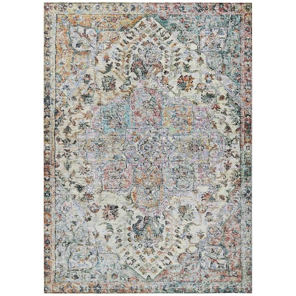 Addison Rugs Chantille Machine Washable Indoor/Outdoor Abstract ACN2138 Sage 10 ft. x 14 ft. Area Rug