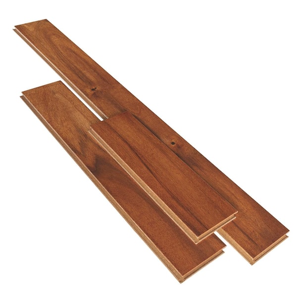 HOMELEGEND Bronze Acacia 3/8 in. T x 4.9 in. W Click-Lock Hand Scraped  Engineered Hardwood Flooring (25.8 sq.ft./case) HL512H