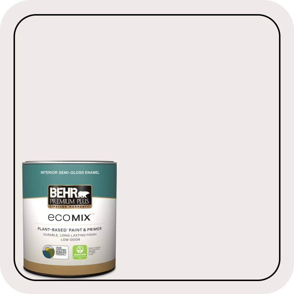 1 qt. #780A-1 Sweet Vanilla Semi-Gloss Enamel EcoMix Plant-Based Interior Paint & Primer price history on PriceWatchPro