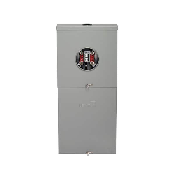 150 Amp 8-Space, 8-Circuit Outdoor Meter Main Combo Load Center, Ring Type LS815-BRD