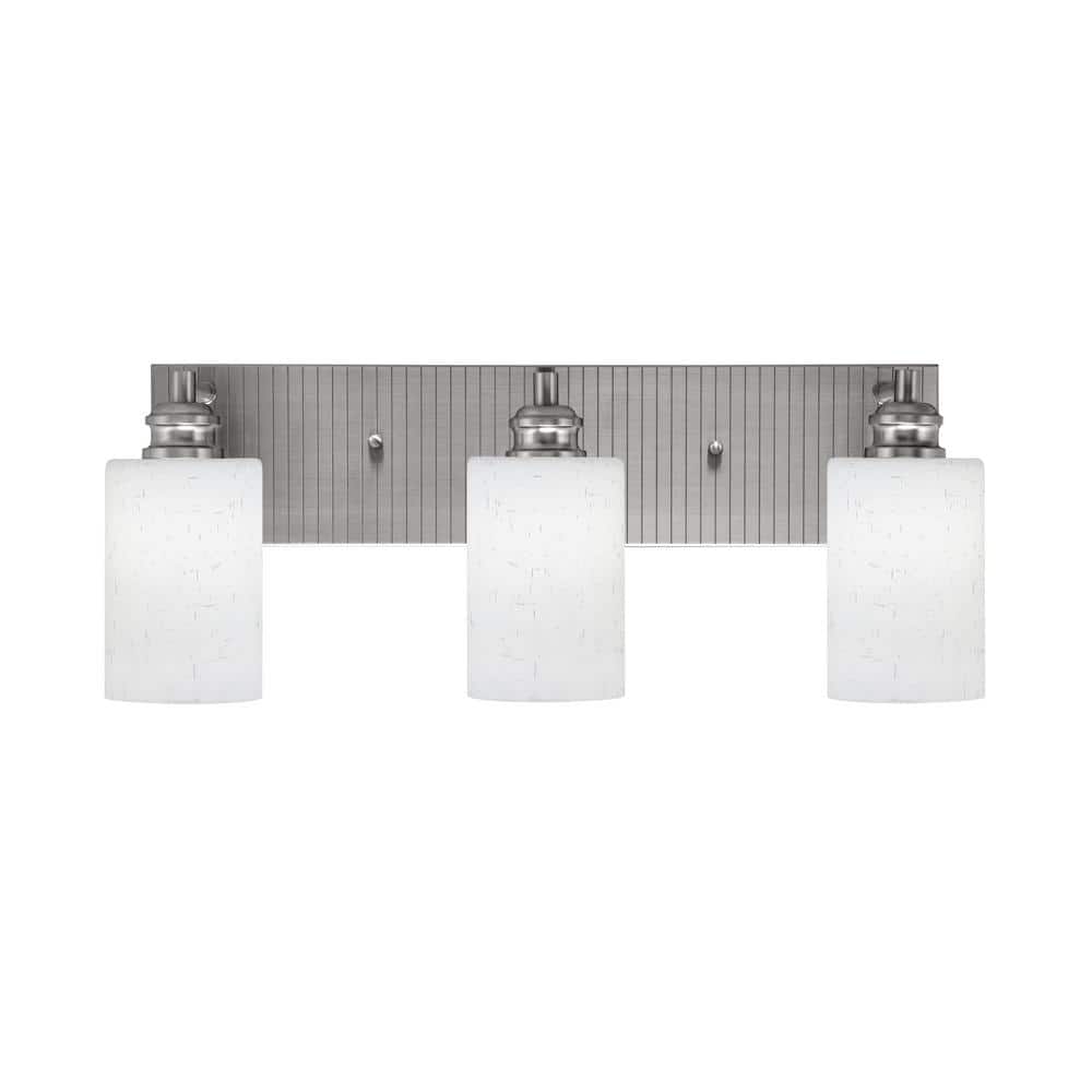 Albany 22.5 in. 3-Light Brushed Nickel Vanity Light