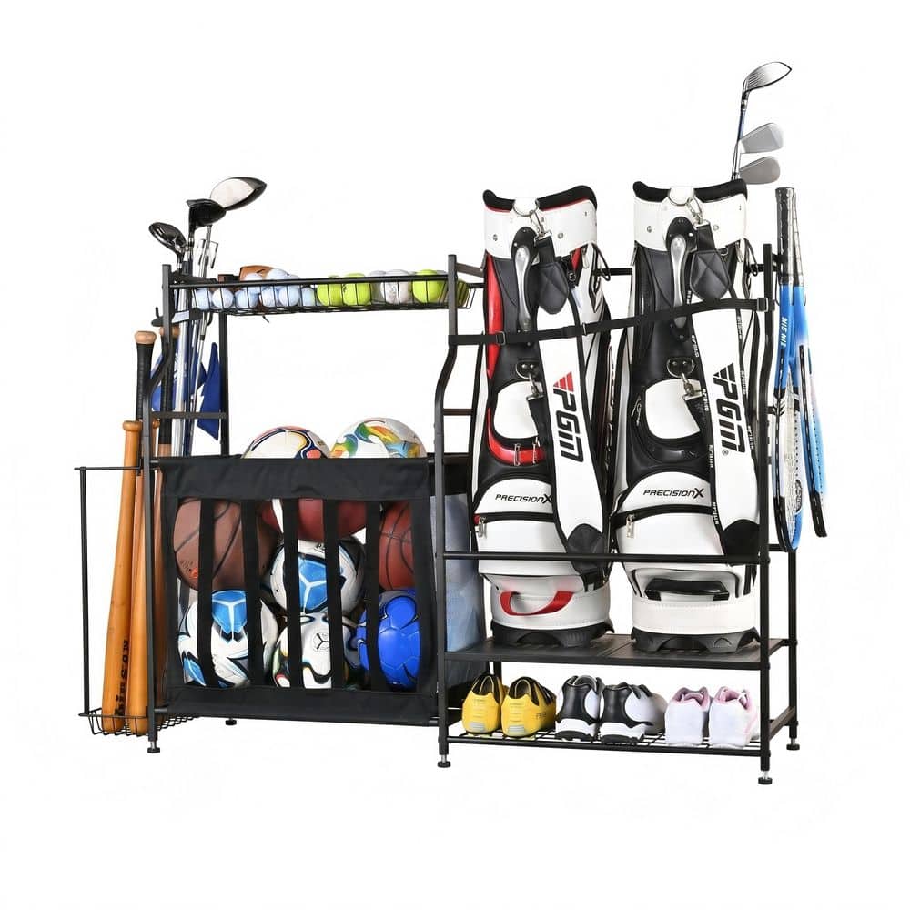 LTMATE 2-Bag Golf and Multi-Sport Equipment Storage Rack HDP046