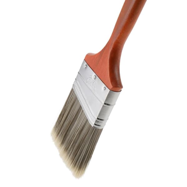 Premium 1.5 in. Polyester Trylon Thin Angled Sash Paint Brush HD 3615 N -  The Home Depot