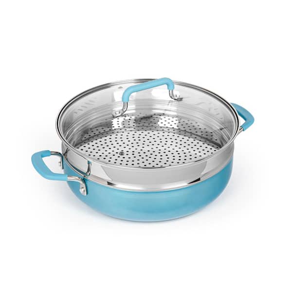 Multi Function Frying Pan (blue)