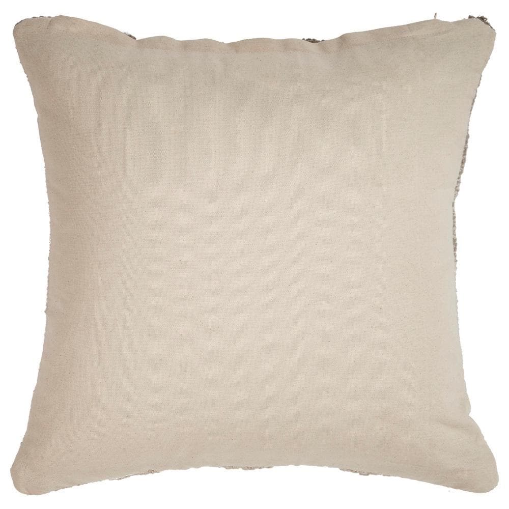 Gray Gradient Cotton Square Throw Pillow