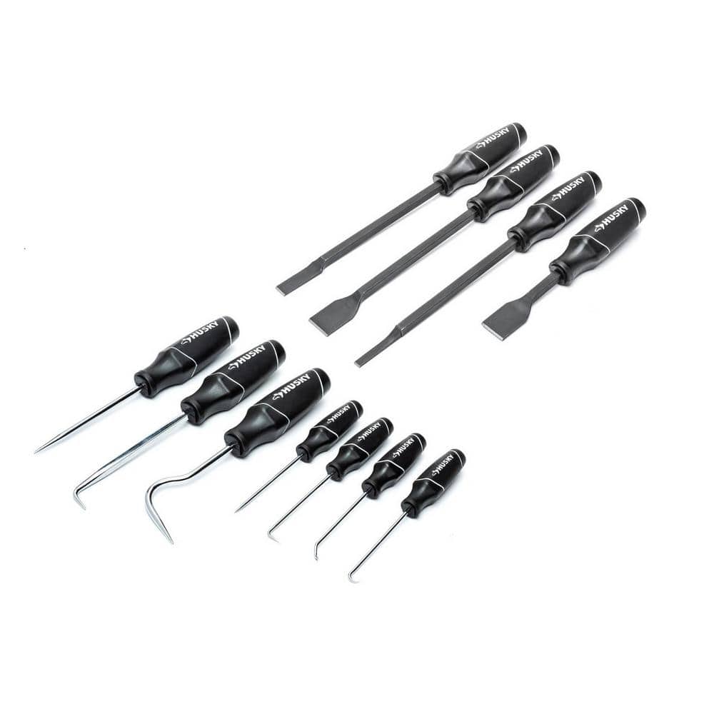 Husky 4 in. Round Shaft Standard Cotter Pin Extractor Screwdriver
