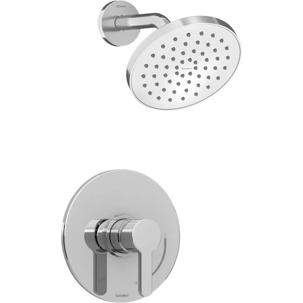 C. 1 1 Handle Shower Trim Kit in Chrome (Valve Included)
