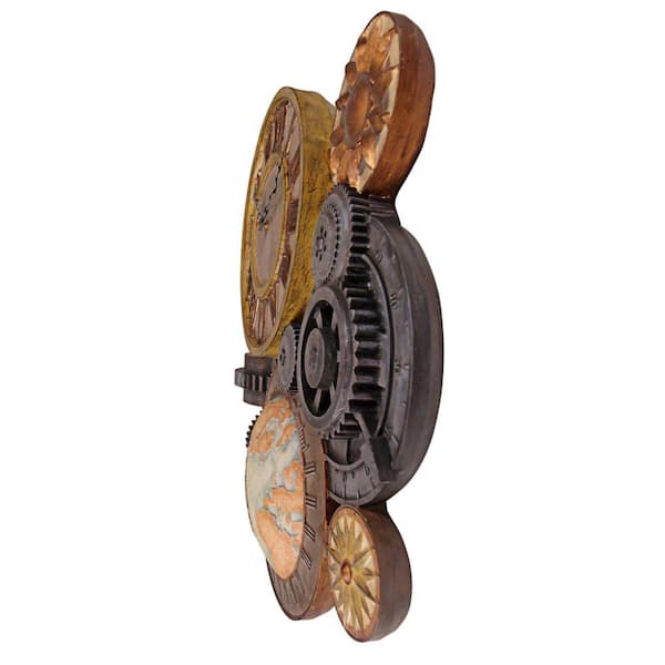 Design Toscano 25 in. x 21.5 in. Gears of Time Large Scale Wall