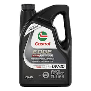 EDGE High Mileage 0W-20 Advanced Full Synthetic Motor Oil, 5-qt.