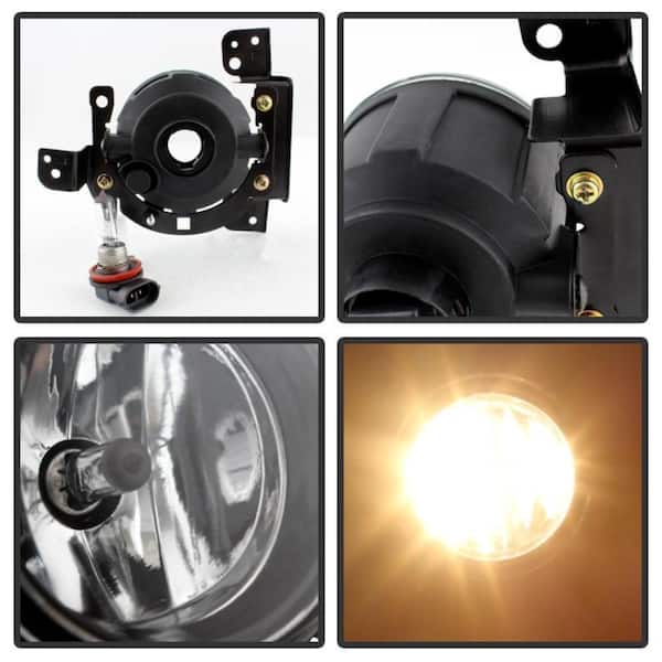 Spyder Auto Mitsubishi Mirage 2014-2015 OEM Fog Lights w/Switch