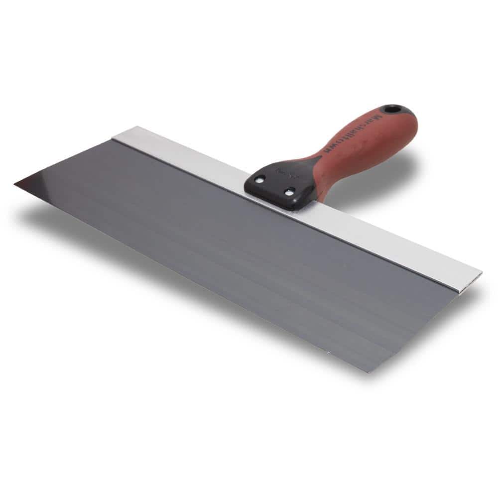 MARSHALLTOWN 12 in. x 3-1/8 in. Blue Steel Tape Knife with DuraSoft II Handle