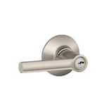 Schlage Latitude Aged Bronze Keyed Entry Door Handle F51A LAT 716 - The ...