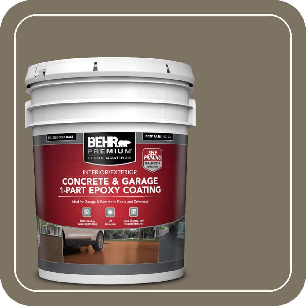 5 gal. #N320-6A Ash Brown Self-Priming 1-Part Epoxy Satin Interior/Exterior Concrete and Garage Floor Paint price history on PriceWatchPro