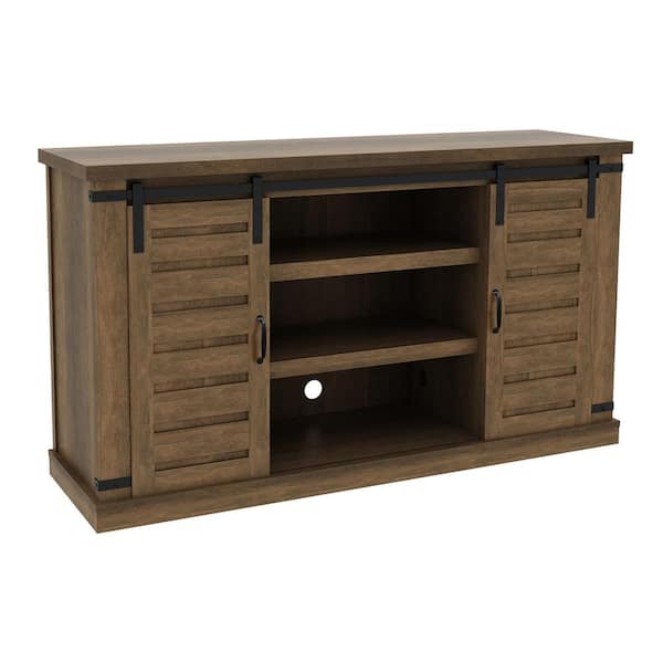 RST BRANDS Brighton 54 in. Walnut Media Console