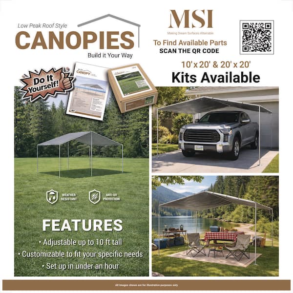 MSI 1.25D Roof Fit Tent Canopy Connector CNPFHD-GS1D-F2C - The