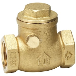 1-1/2 in. FIP x 1-1/2 in. FIP Lead Free Brass Swing Check Valve