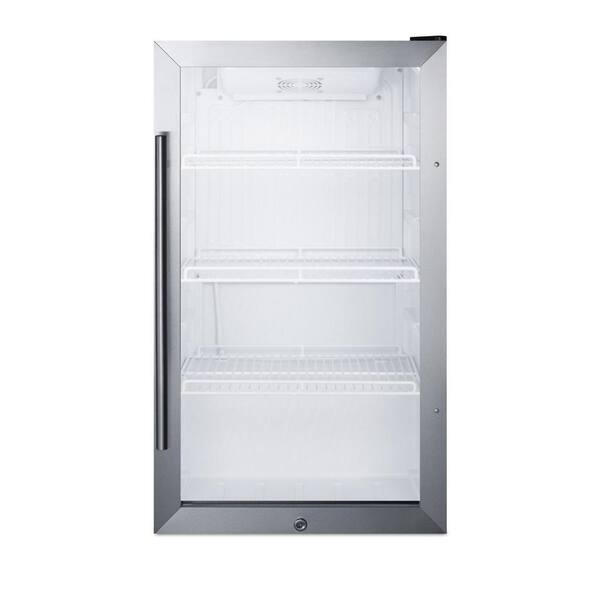 Summit Appliance 19 in. 3.1 cu. ft. Commercial Outdoor Refrigerator in Black