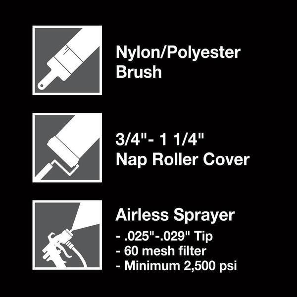 BEHR PREMIUM - 5 gal. #MS-84 French Gray Elastomeric Masonry, Stucco and Brick Exterior Paint