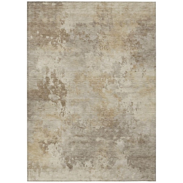Addison Rugs Chantille Machine Washable Indoor/Outdoor Abstract ACN2073 Tan 3 ft. x 5 ft. Area Rug