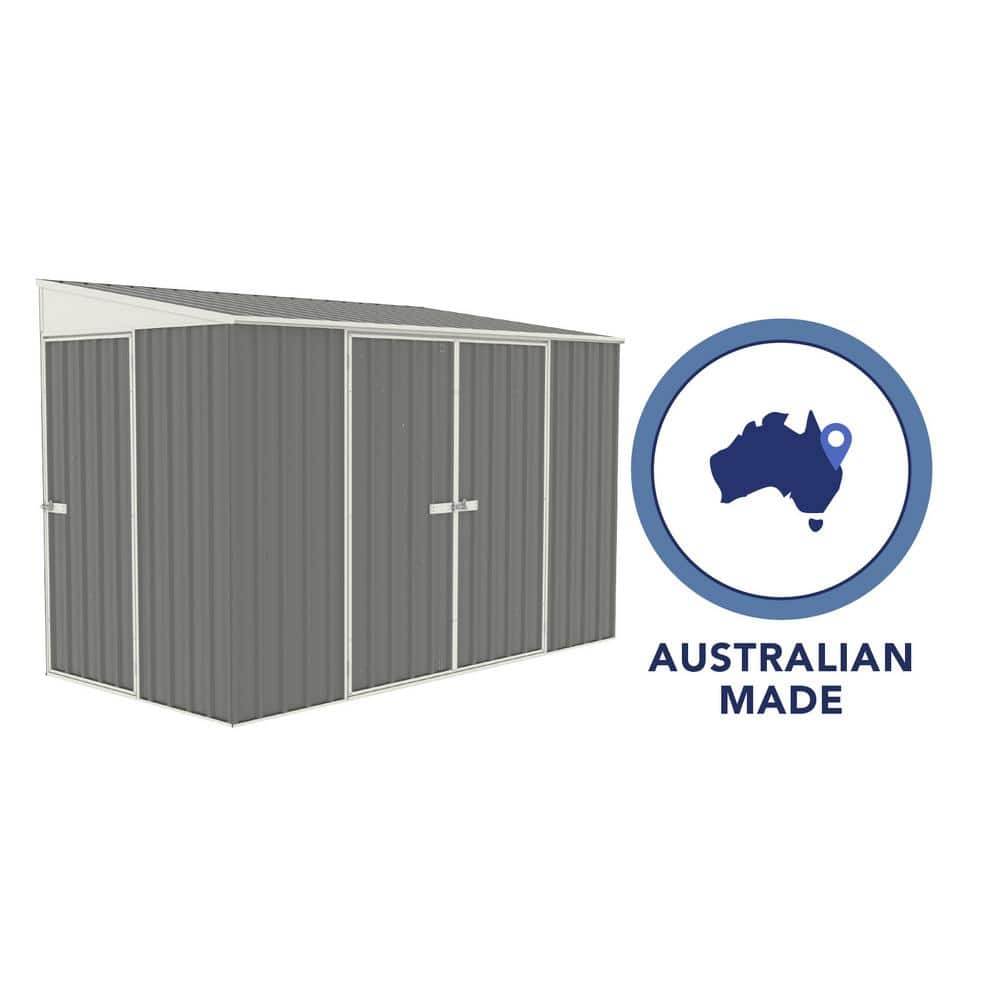 Durango 6x10 Woodland Gray Galvanized Steel Bike Shed Kit