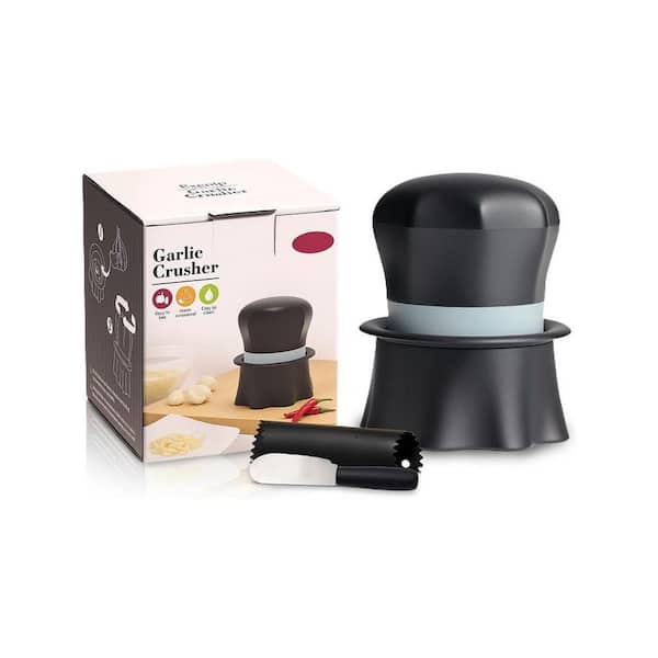 Twist Mincer Garlic Crusher Manual Squeezer Ergonomic Design with Peeler and Scraper Versatile Kitchen Tool